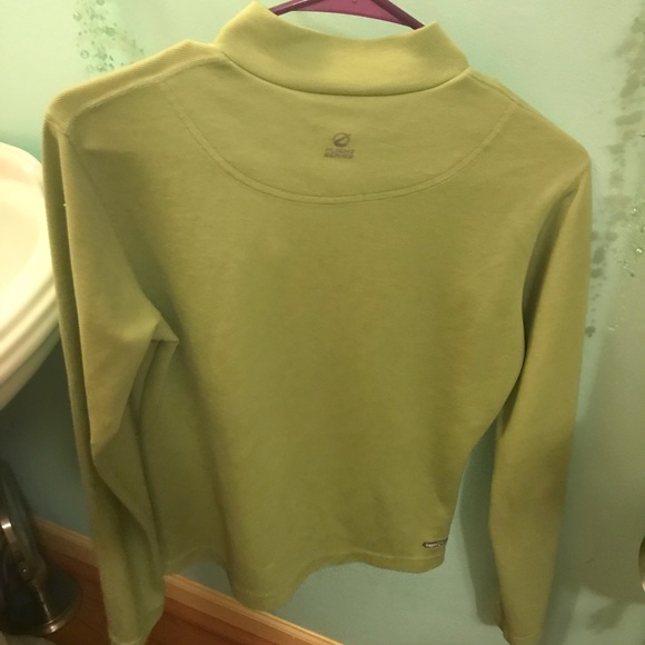 North Face Green Quarter Zip - Picture 3 of 4